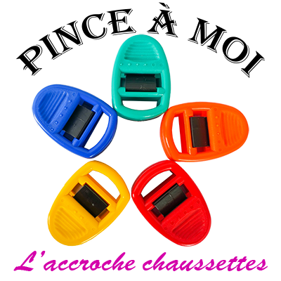 Ventouse Multi-supports  La Pince à Chaussettes